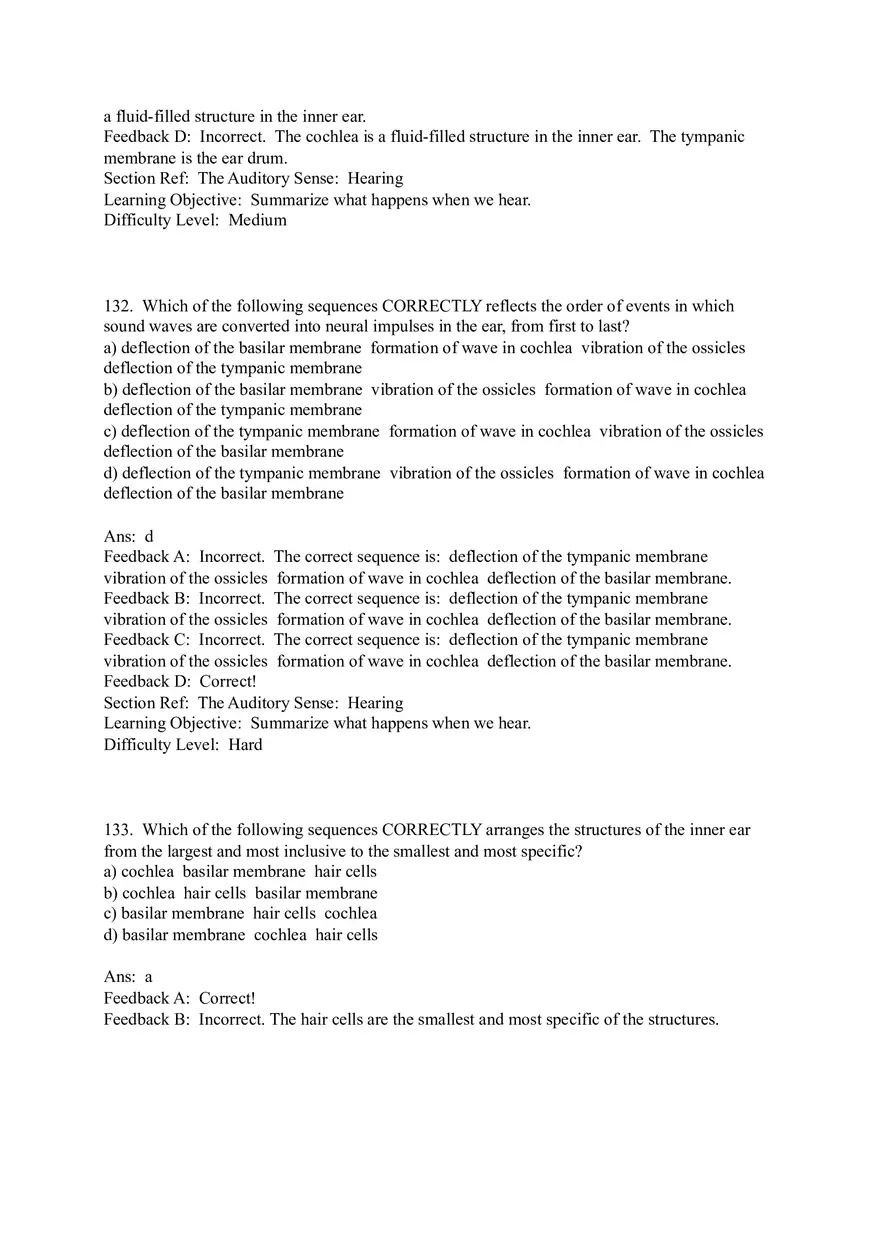 Sensation and Perception Test Answer Key Part 5 - Page 12