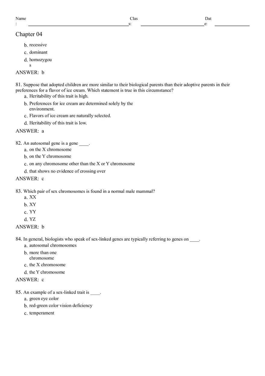 Neural Development and Processes Answer Key From 75 to 119 - Page 2