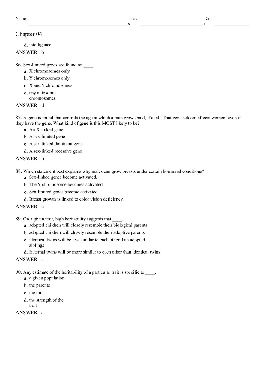 Neural Development and Processes Answer Key From 75 to 119 - Page 3