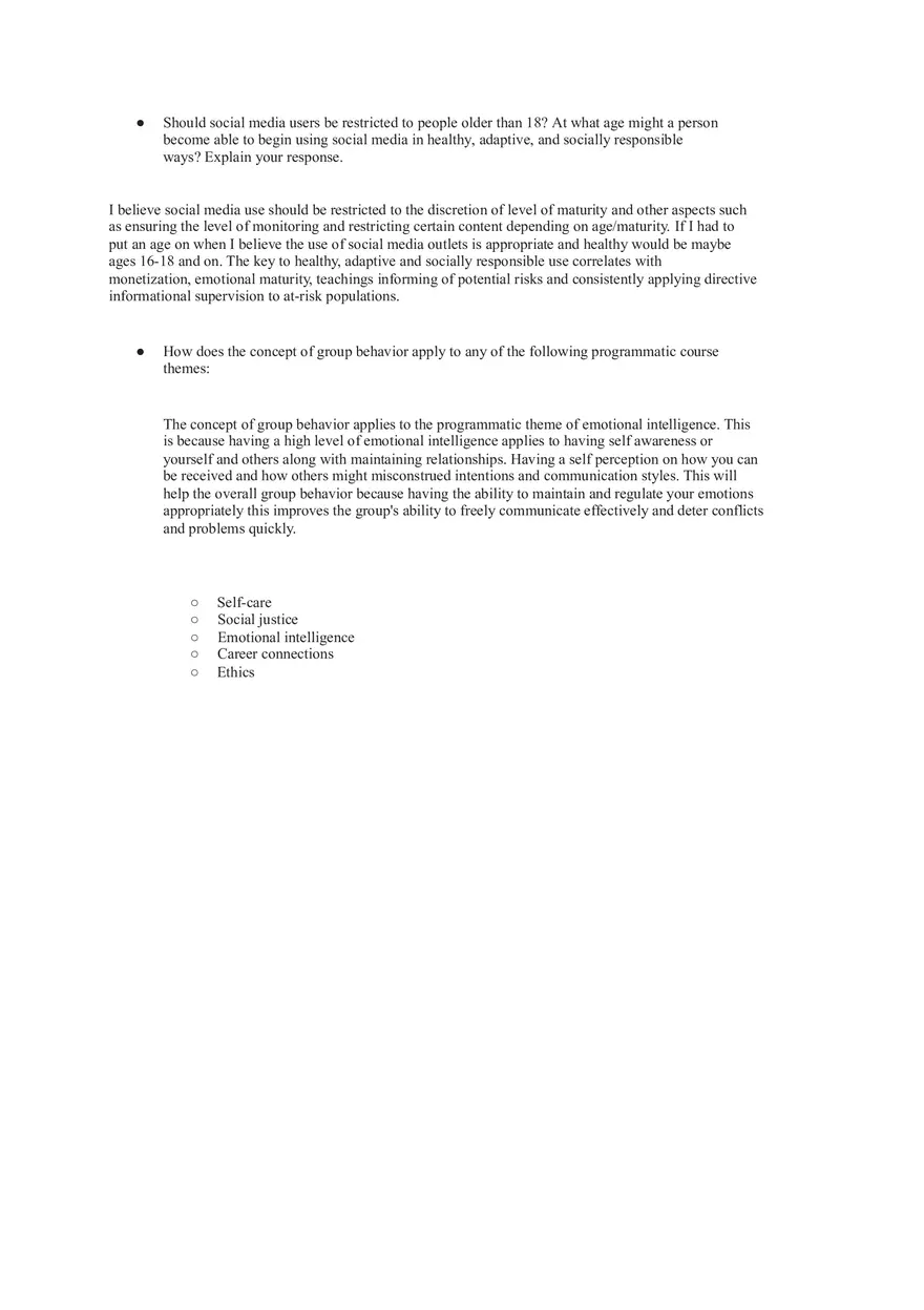 Group Behavior Discussion Topic - Page 2