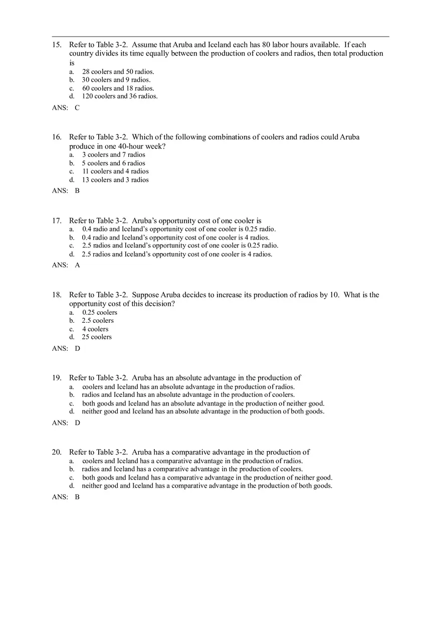 Advantage - The Driving Force of Specialization Answer Key (Sec 3) Part 1 - Page 9