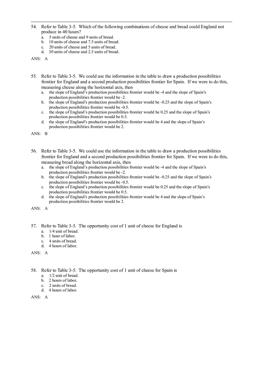 Advantage - The Driving Force of Specialization Answer Key (Sec 3) Part 2 - Page 8