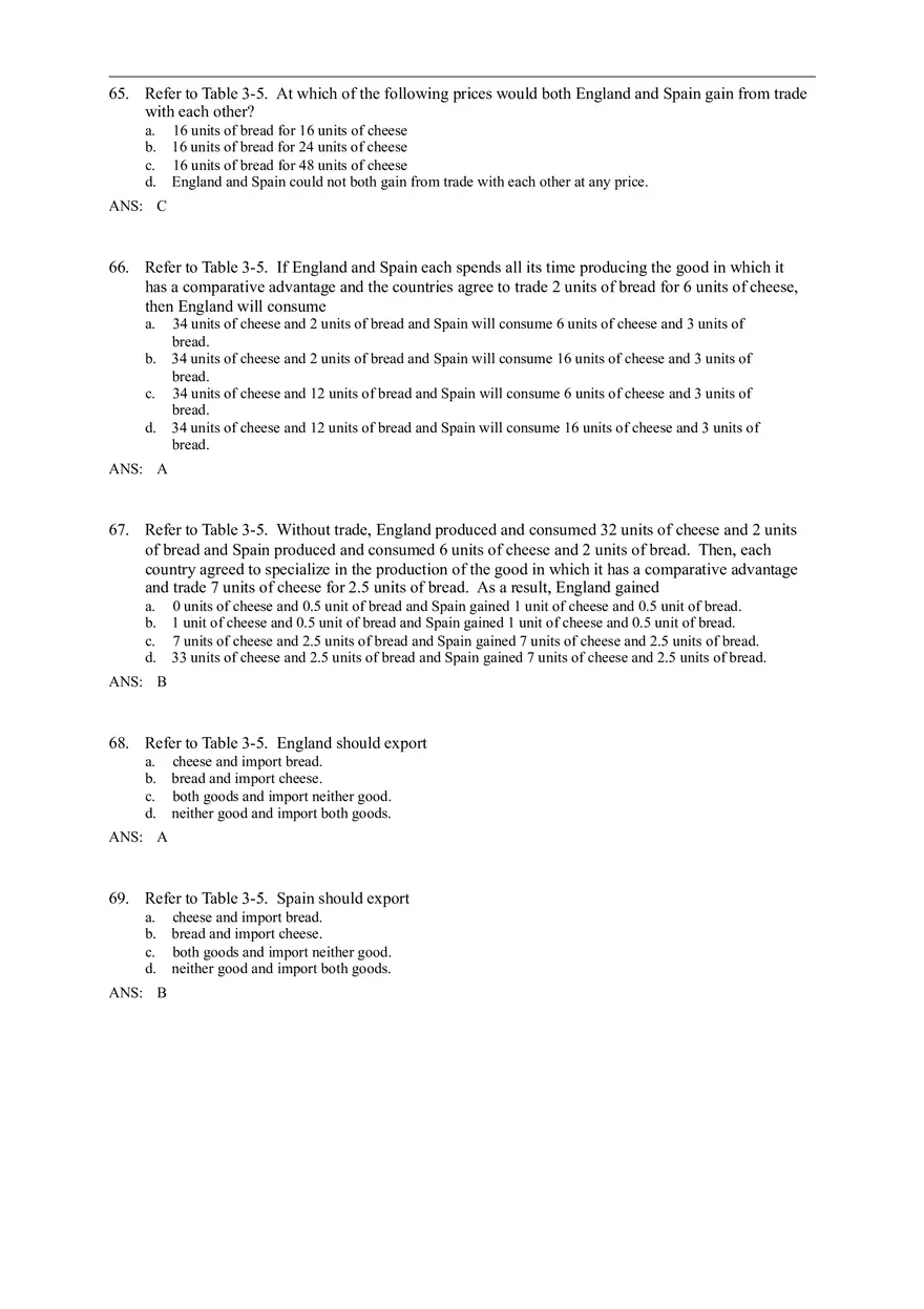 Advantage - The Driving Force of Specialization Answer Key (Sec 3) Part 2 - Page 10