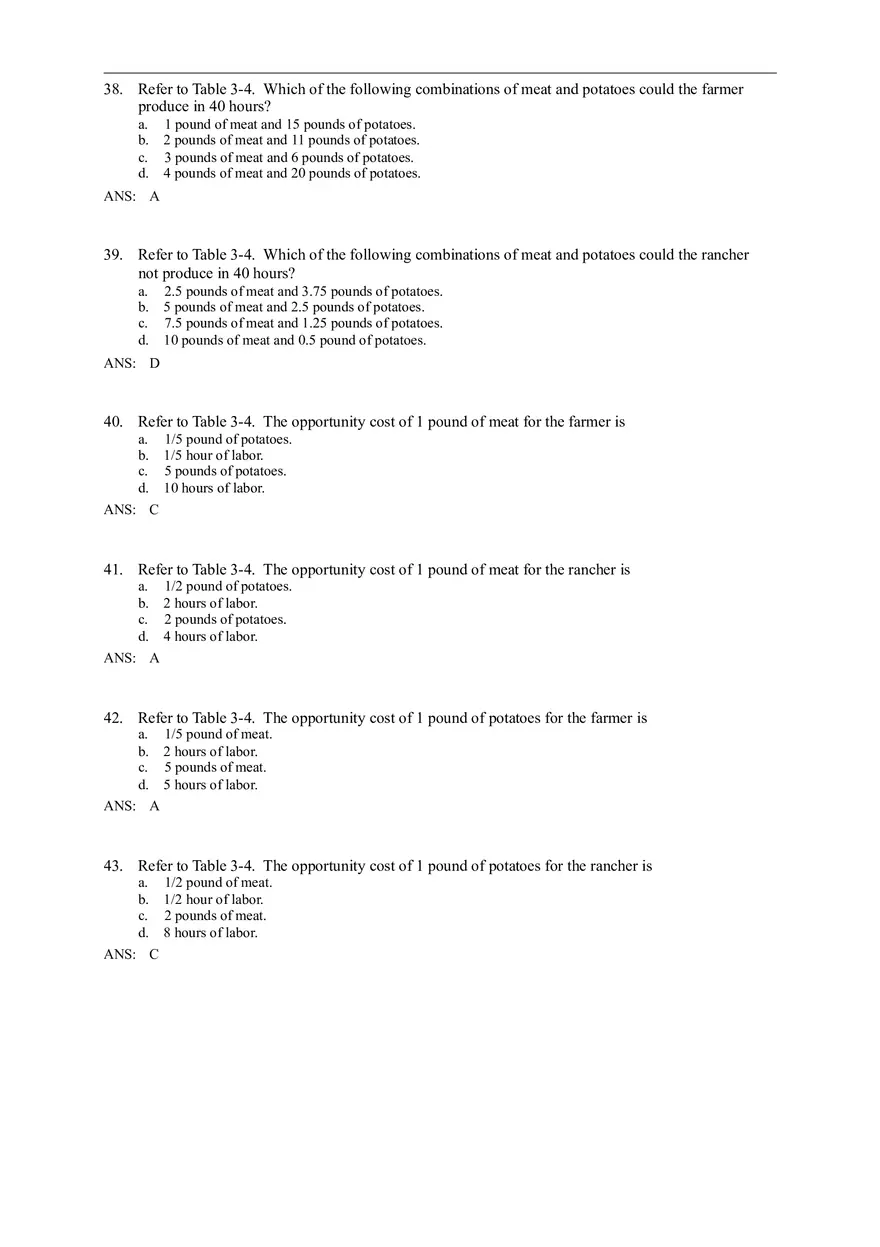 Advantage - The Driving Force of Specialization Answer Key (Sec 3) Part 2 - Page 5