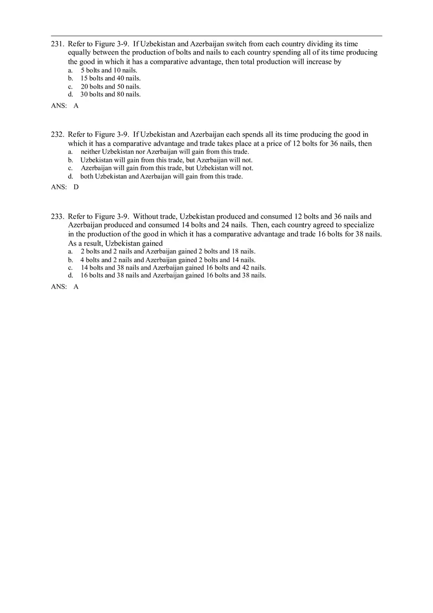 Advantage - The Driving Force of Specialization Answer Key (Sec 3) Part 5 - Page 8