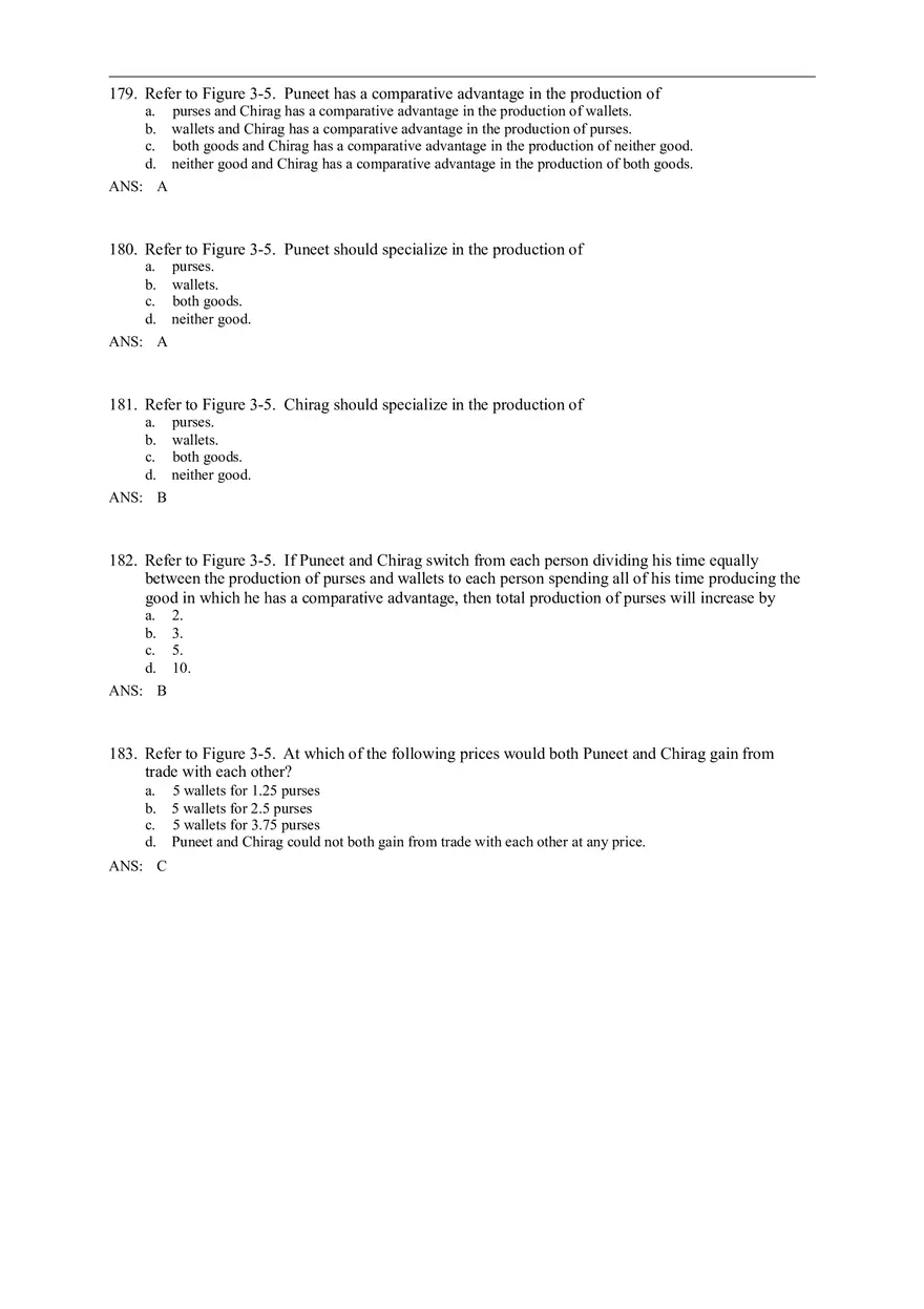Advantage - The Driving Force of Specialization Answer Key (Sec 3) Part 5 - Page 10