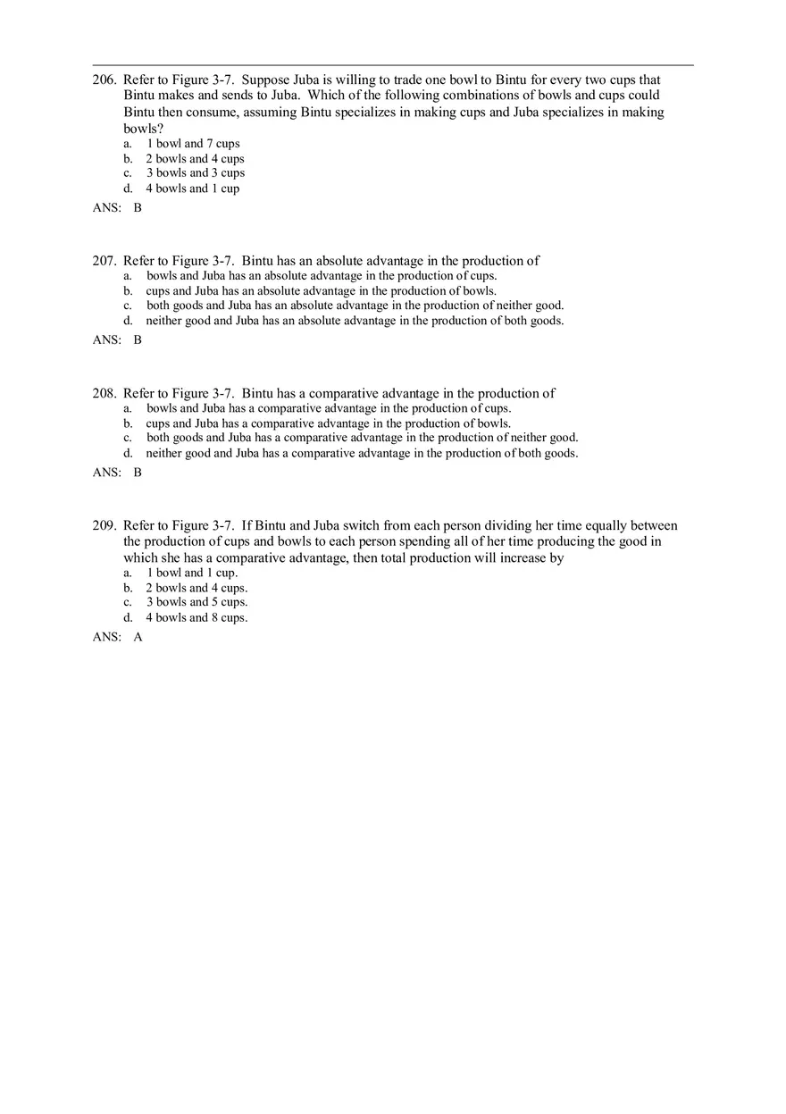 Advantage - The Driving Force of Specialization Answer Key (Sec 3) Part 5 - Page 16