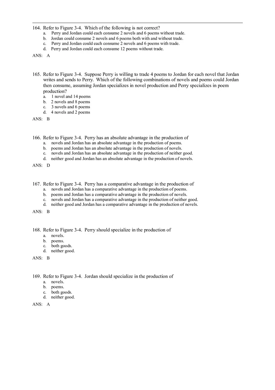 Advantage - The Driving Force of Specialization Answer Key (Sec 3) Part 5 - Page 1