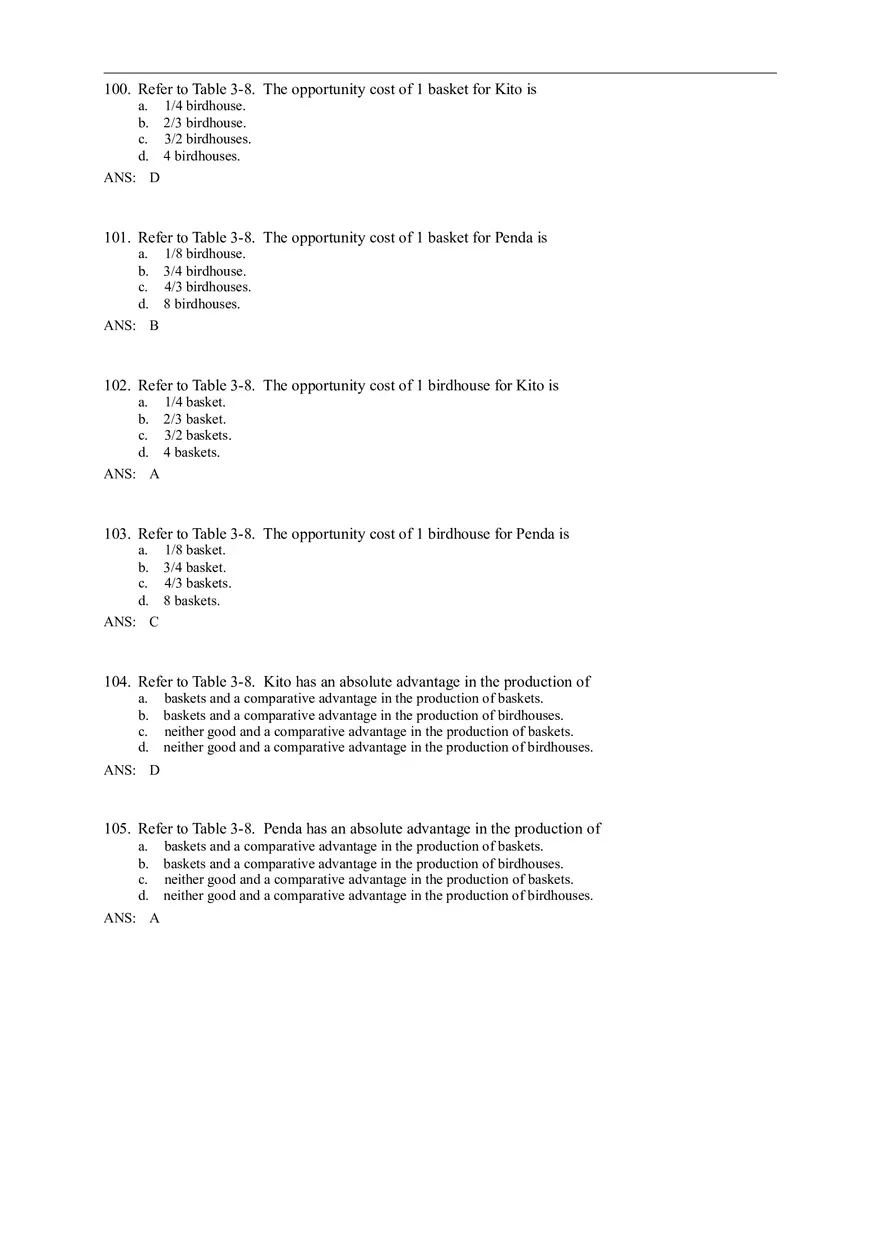 Advantage - The Driving Force of Specialization Answer Key (Sec 3) Part 3 - Page 7