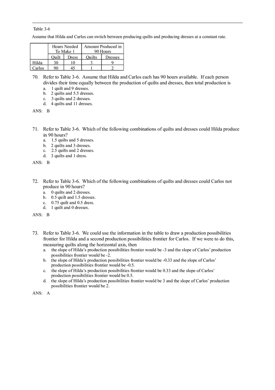 Advantage - The Driving Force of Specialization Answer Key (Sec 3) Part 3 - Page 1
