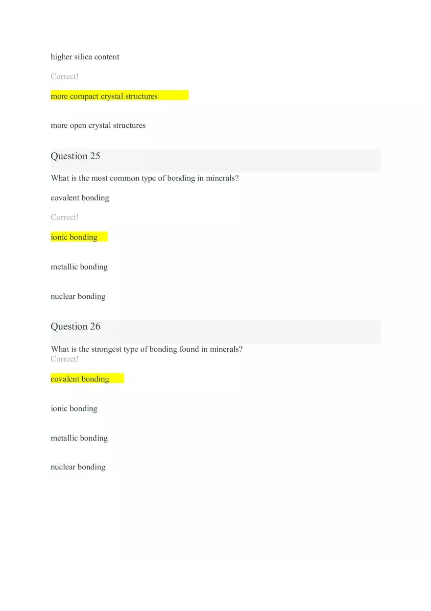 Chemistry Mineral Quiz - Page 10