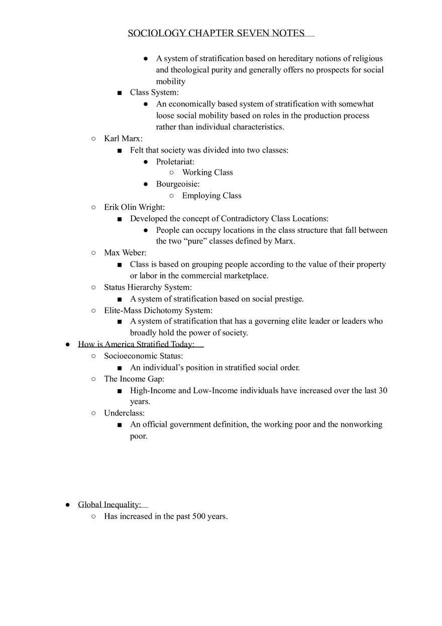 Understanding Stratification and Views on Social Inequality - Page 2