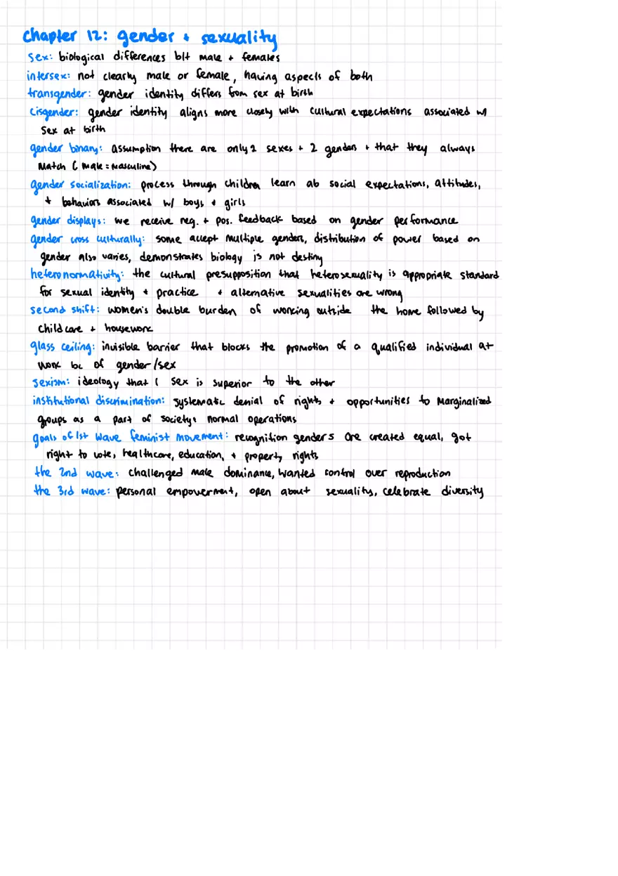 Introduction to Sociology Final Exam Study Guide - Page 2