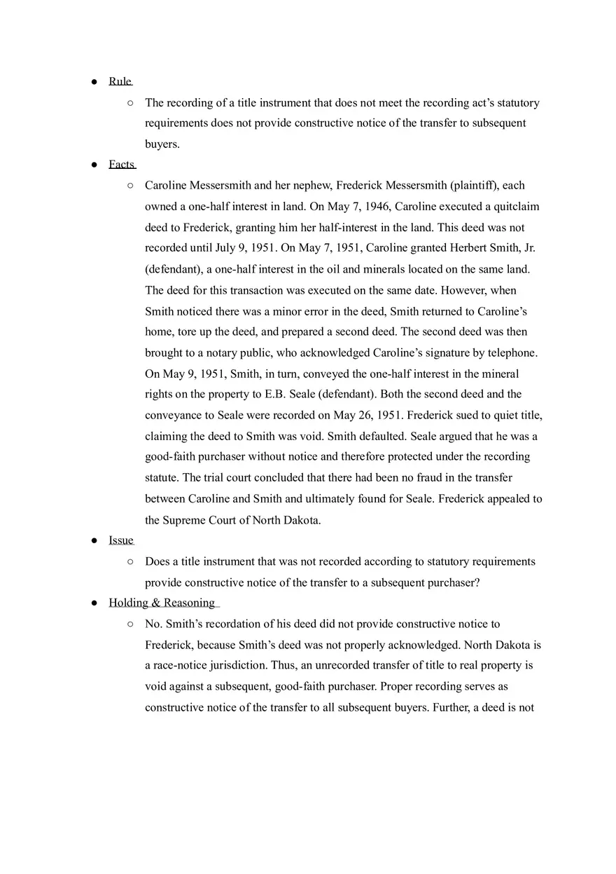 Messersmith v. Smith - Page 1