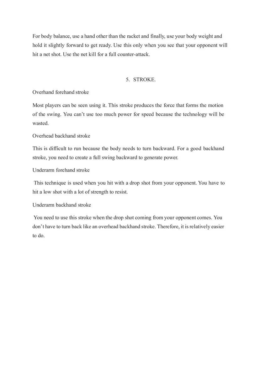 Basic Skills in Badminton - Page 3