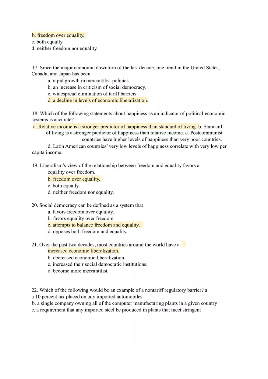 Modern World Governments Study Guide Part 1 - Page 7