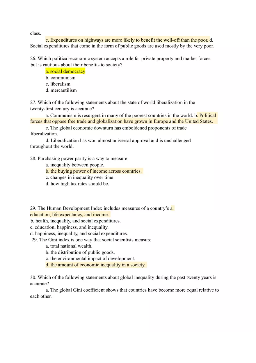 Modern World Governments Study Guide Part 1 - Page 9