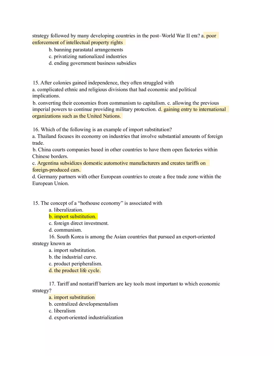 Modern World Governments Study Guide Part 1 - Page 4