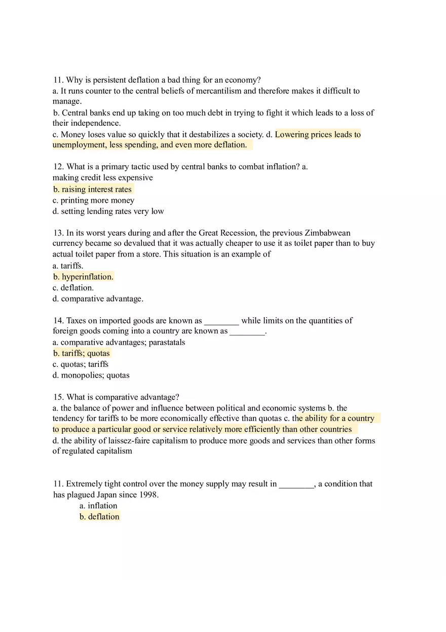 Modern World Governments Study Guide Part 1 - Page 5