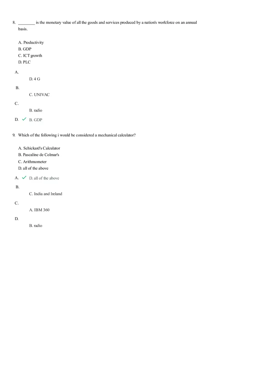 Computer Concepts for End Users Test Questions and Answers - Page 4