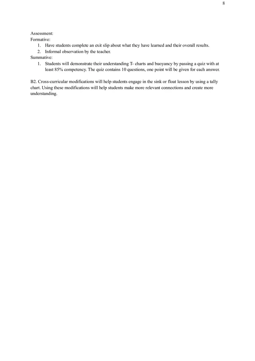 Sink or Float Lesson Plan - Page 8