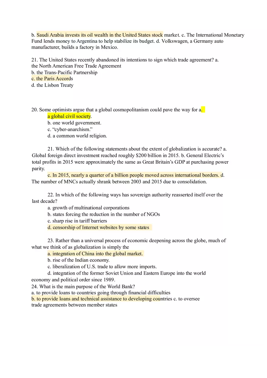 Modern World Governments Study Guide Part 2 - Page 9