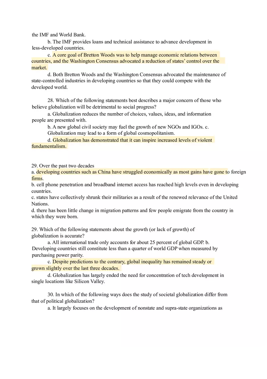 Modern World Governments Study Guide Part 2 - Page 11