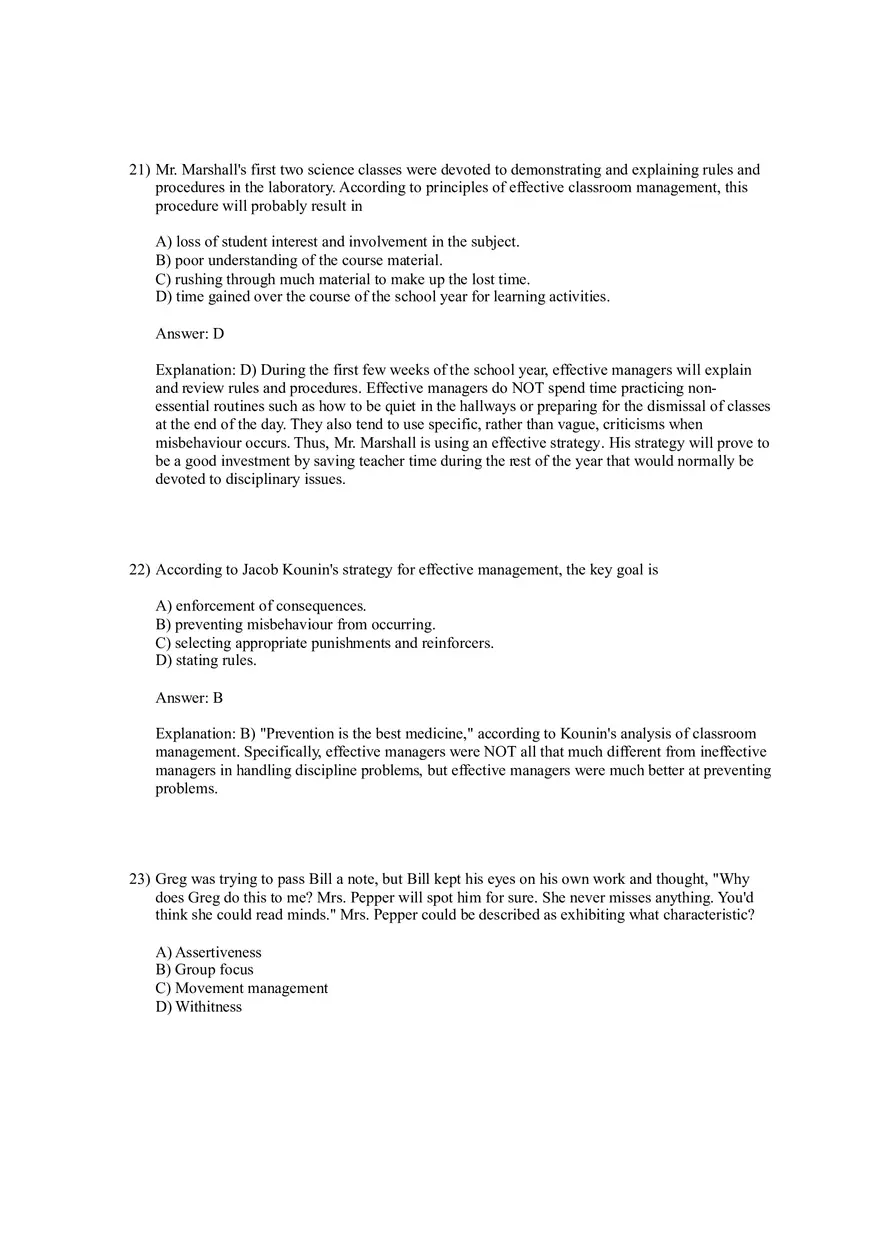 Woolfolk et al., Educational Psychology (Creating Learning Environments) Part 1 - Page 13