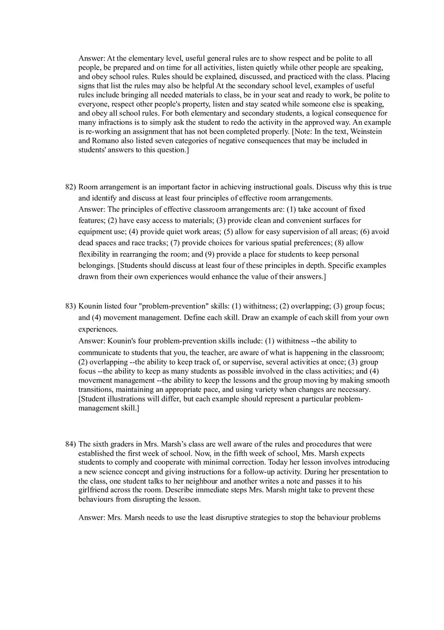 Woolfolk et al., Educational Psychology (Creating Learning Environments) Part 2 - Page 9