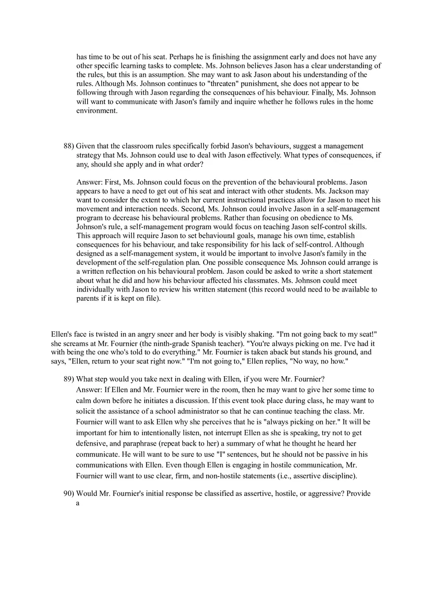 Woolfolk et al., Educational Psychology (Creating Learning Environments) Part 2 - Page 11