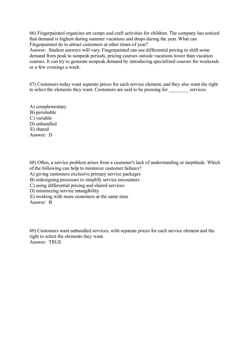 Designing and Managing Services 38-82 Answer Key - Page 7