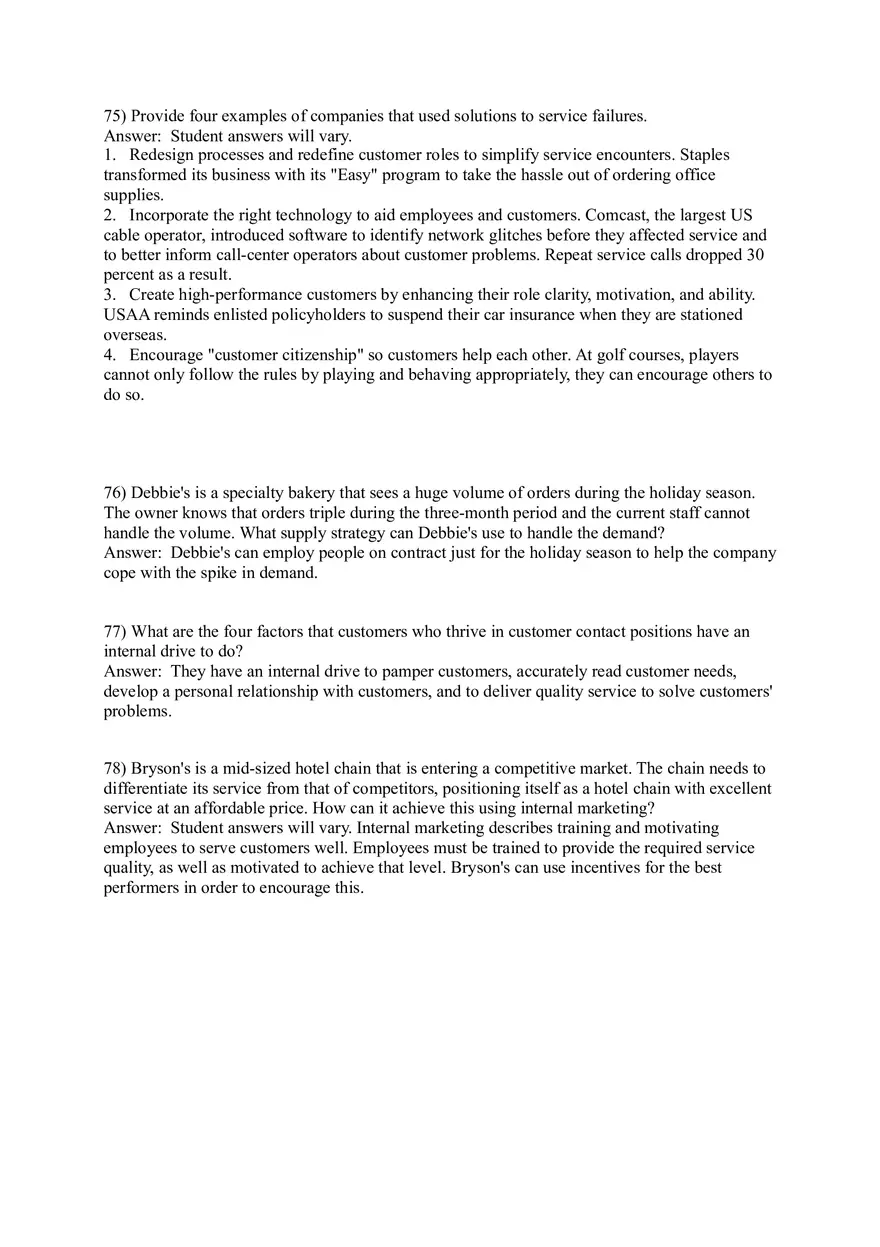 Designing and Managing Services 38-82 Answer Key - Page 9