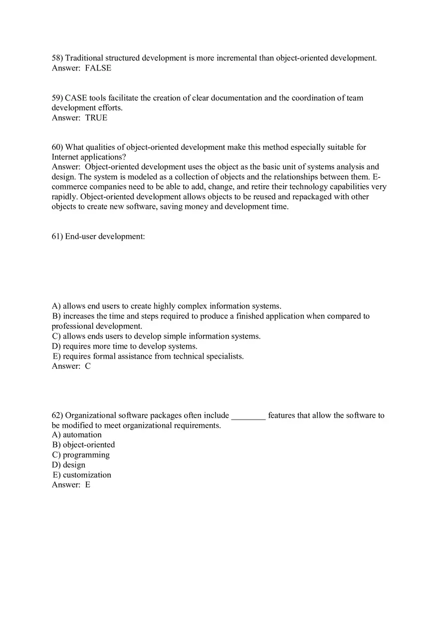 Management Information Systems - Managing the Digital Firm Answers Part 2 - Page 7