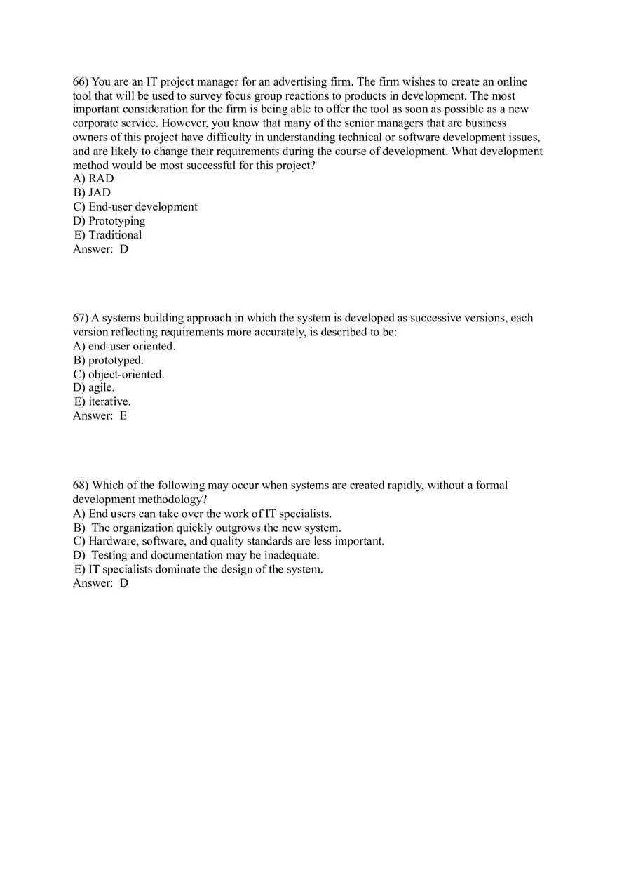Management Information Systems - Managing the Digital Firm Answers Part 2 - Page 9