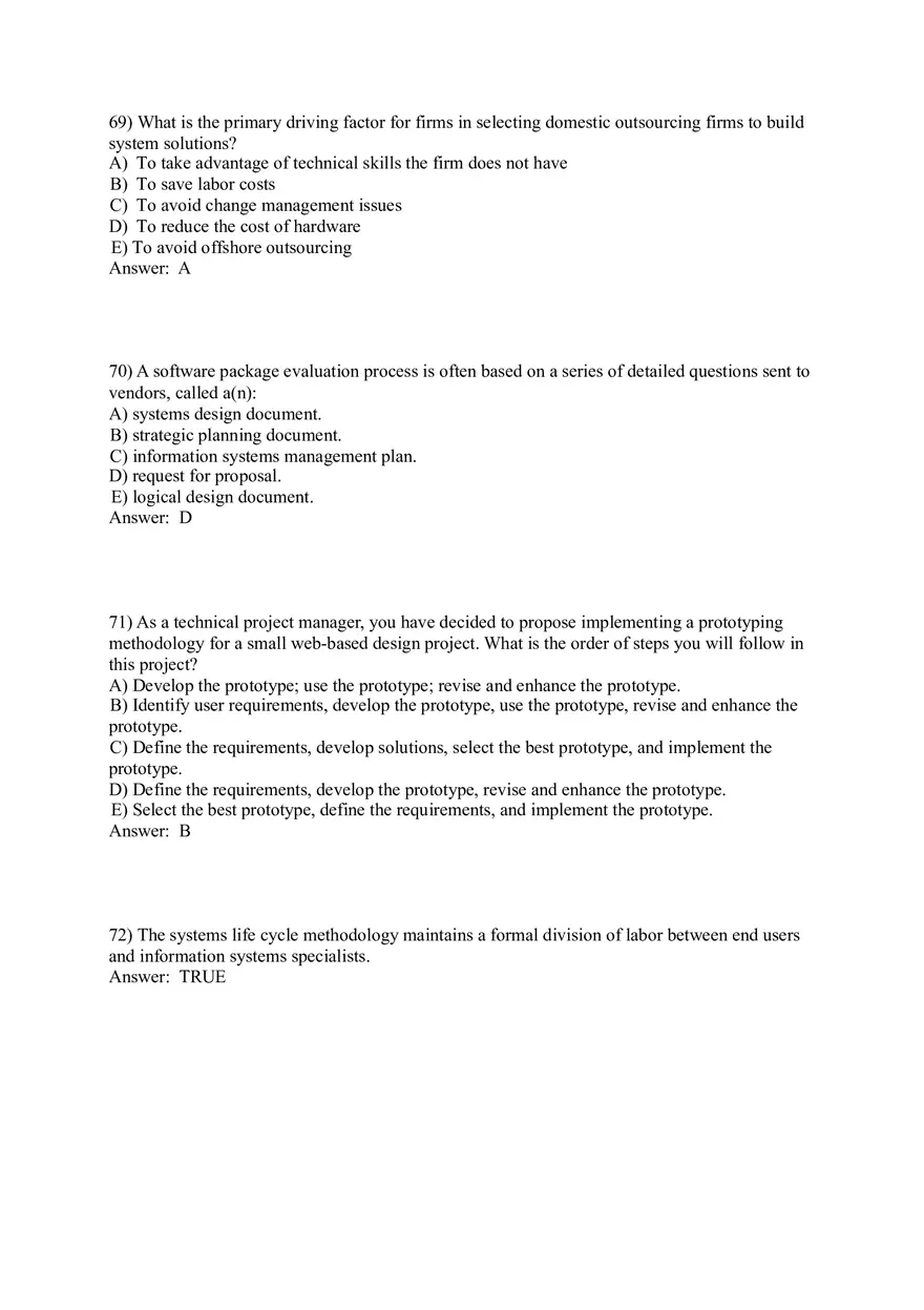 Management Information Systems - Managing the Digital Firm Answers Part 2 - Page 10