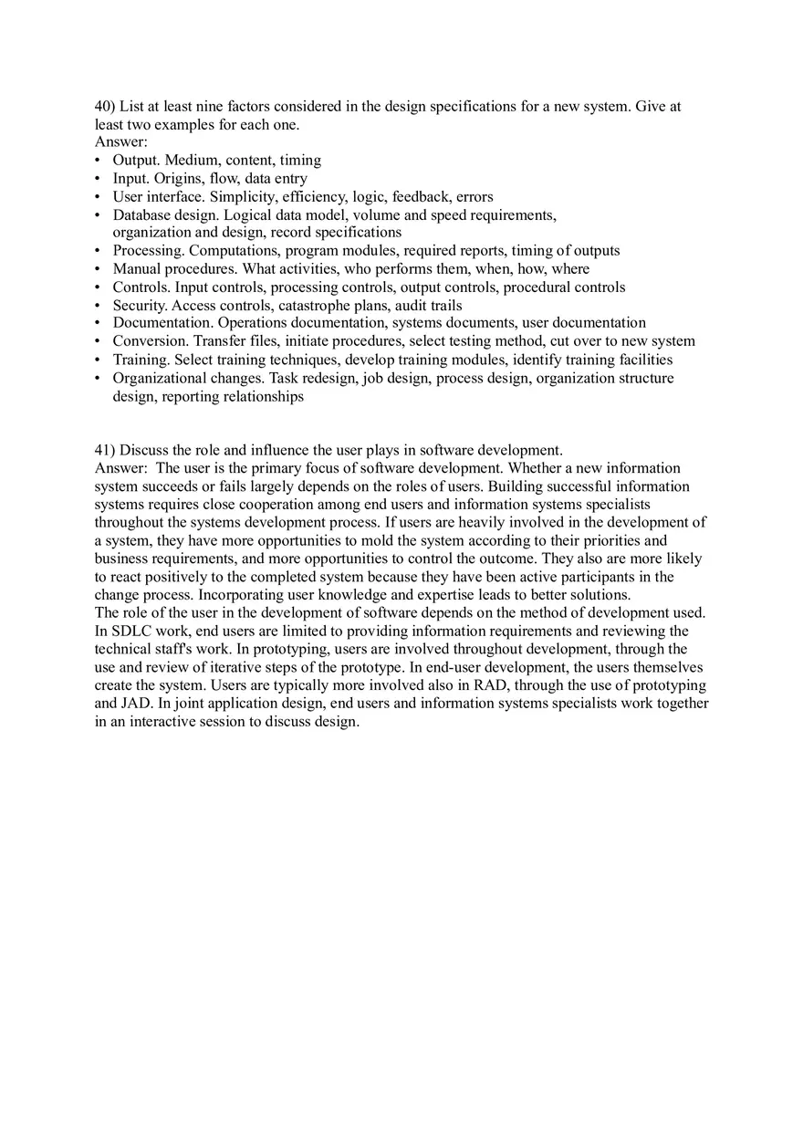 Management Information Systems - Managing the Digital Firm Answers Part 2 - Page 2