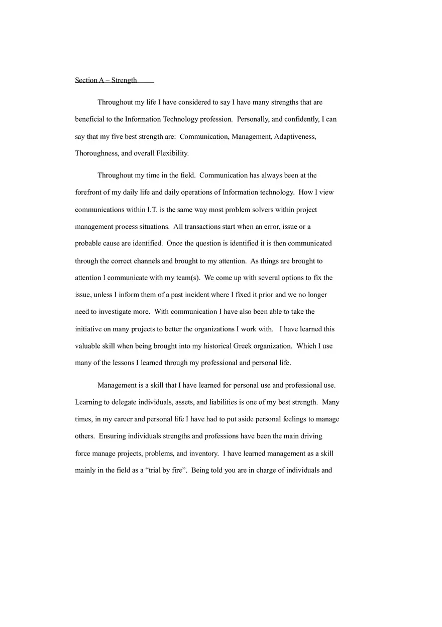 The Role of Communication and Adaptability in Information Technology - Page 1