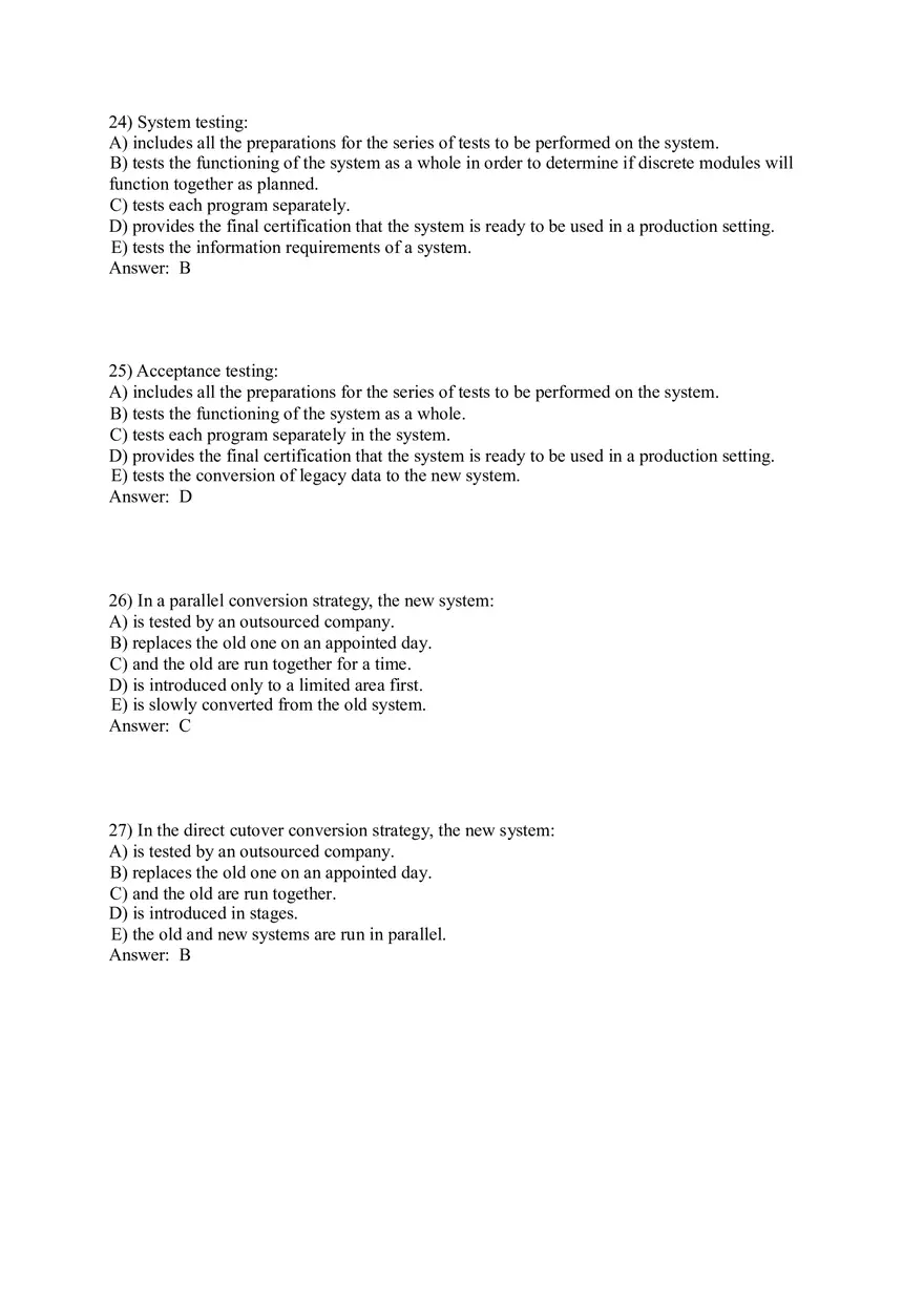 Management Information Systems - Managing the Digital Firm Answers Part 1 - Page 7