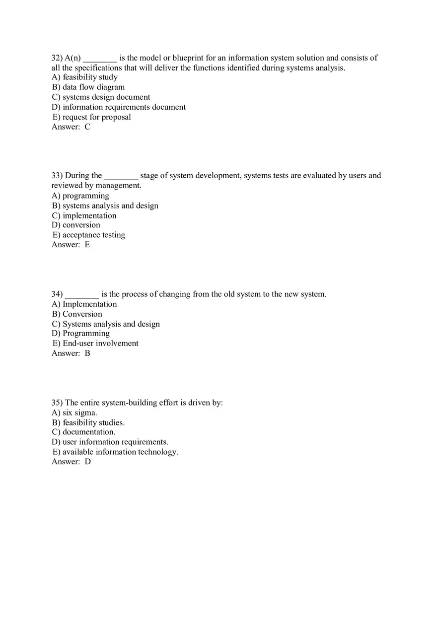 Management Information Systems - Managing the Digital Firm Answers Part 1 - Page 9