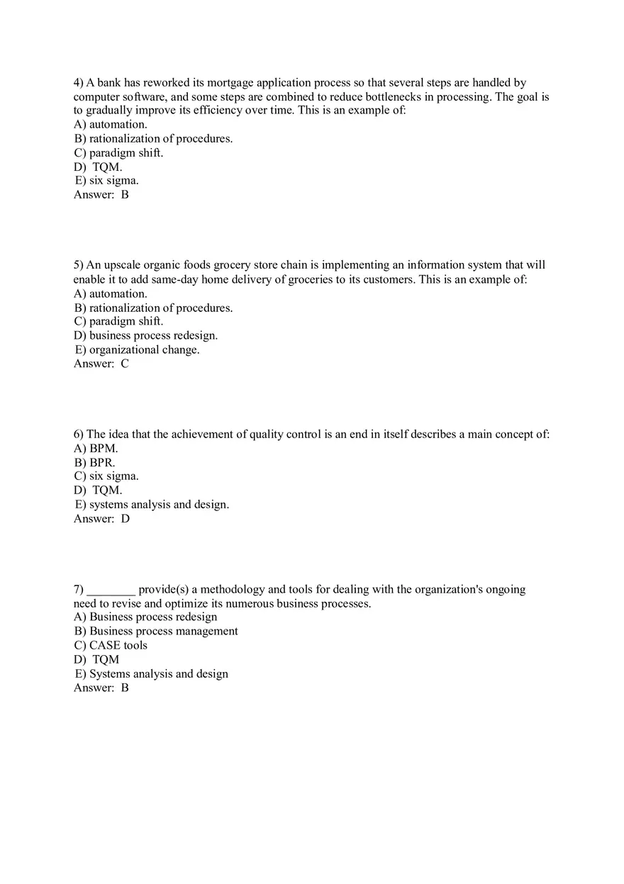 Management Information Systems - Managing the Digital Firm Answers Part 1 - Page 2