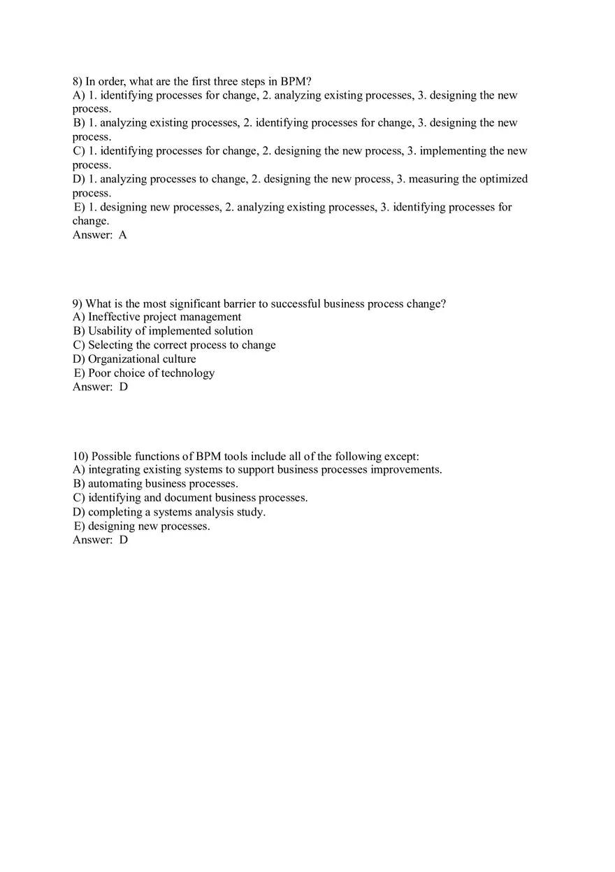 Management Information Systems - Managing the Digital Firm Answers Part 1 - Page 3