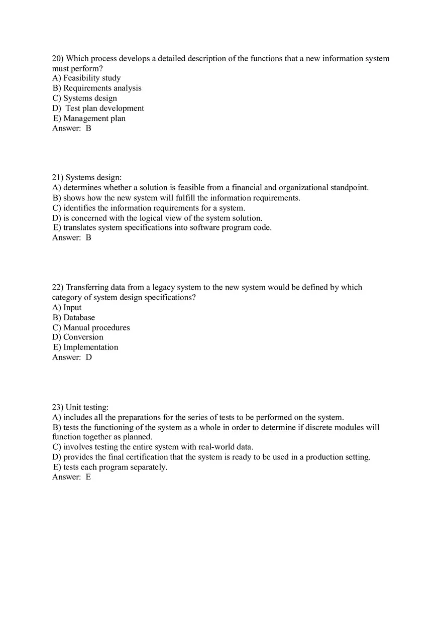 Management Information Systems - Managing the Digital Firm Answers Part 1 - Page 6