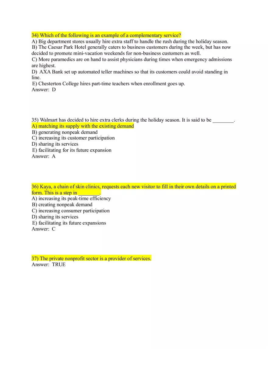 Designing and Managing Services 1-37 Answer Key - Page 10