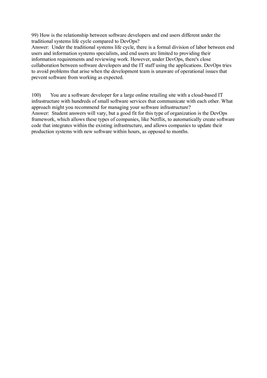Management Information Systems - Managing the Digital Firm Answers Part 3 - Page 7