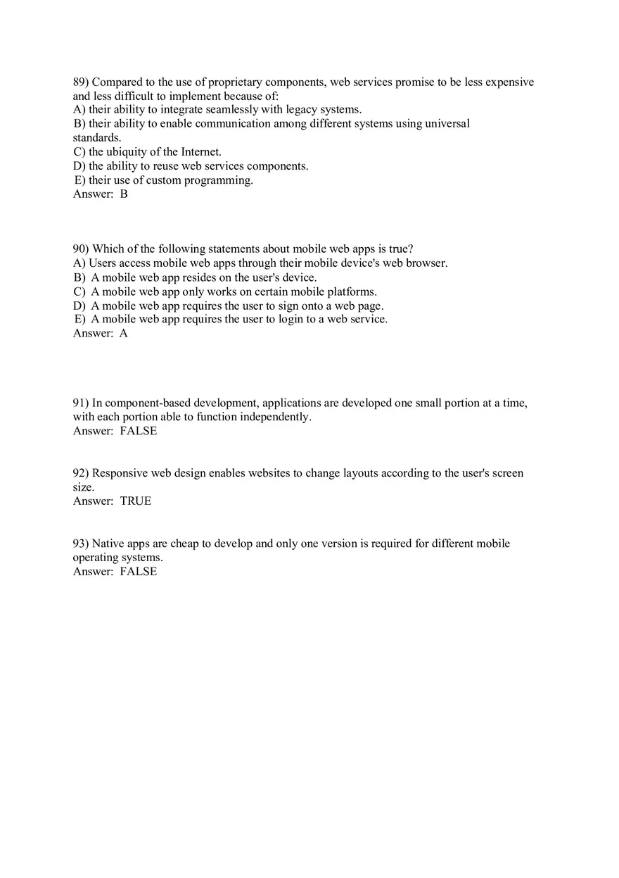 Management Information Systems - Managing the Digital Firm Answers Part 3 - Page 5