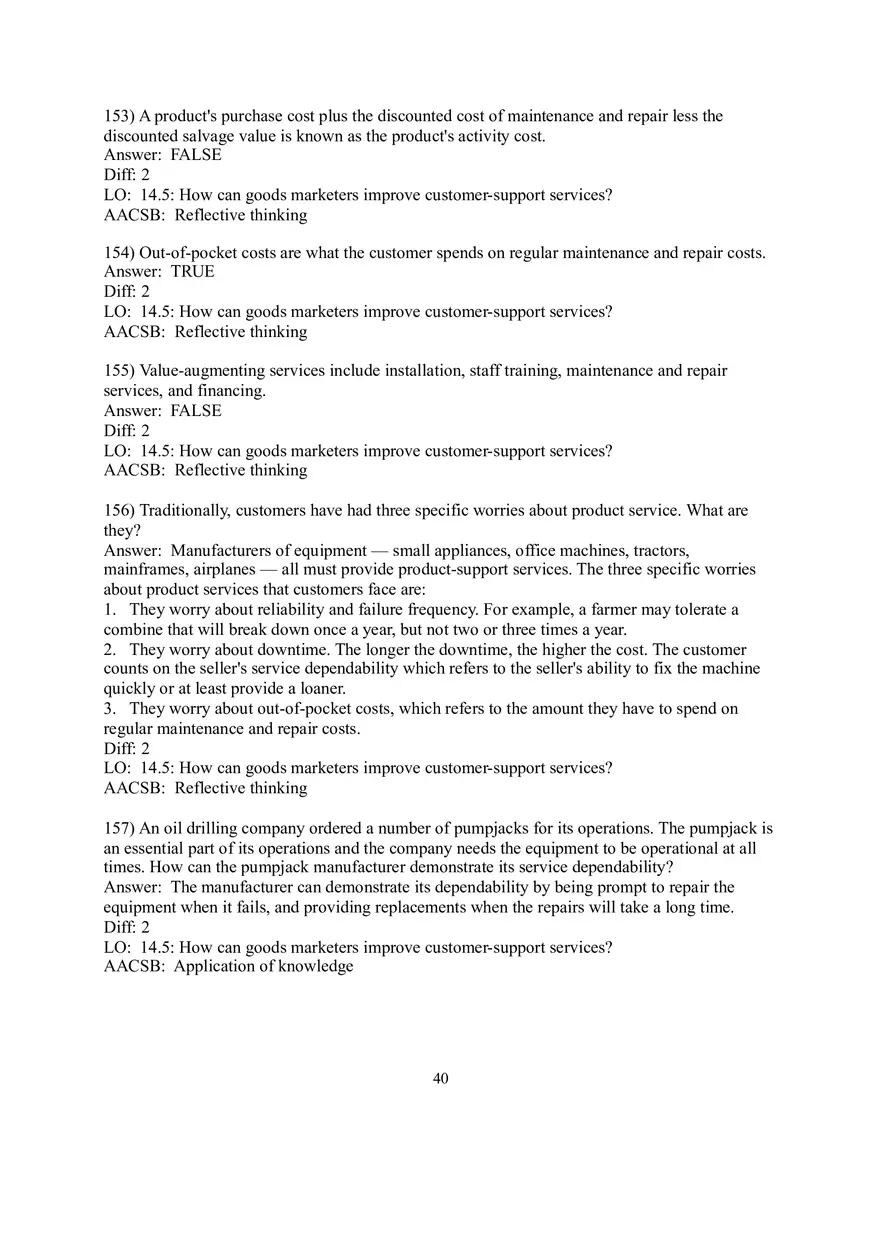 Designing and Managing Services 120-158 Answer Key - Page 11