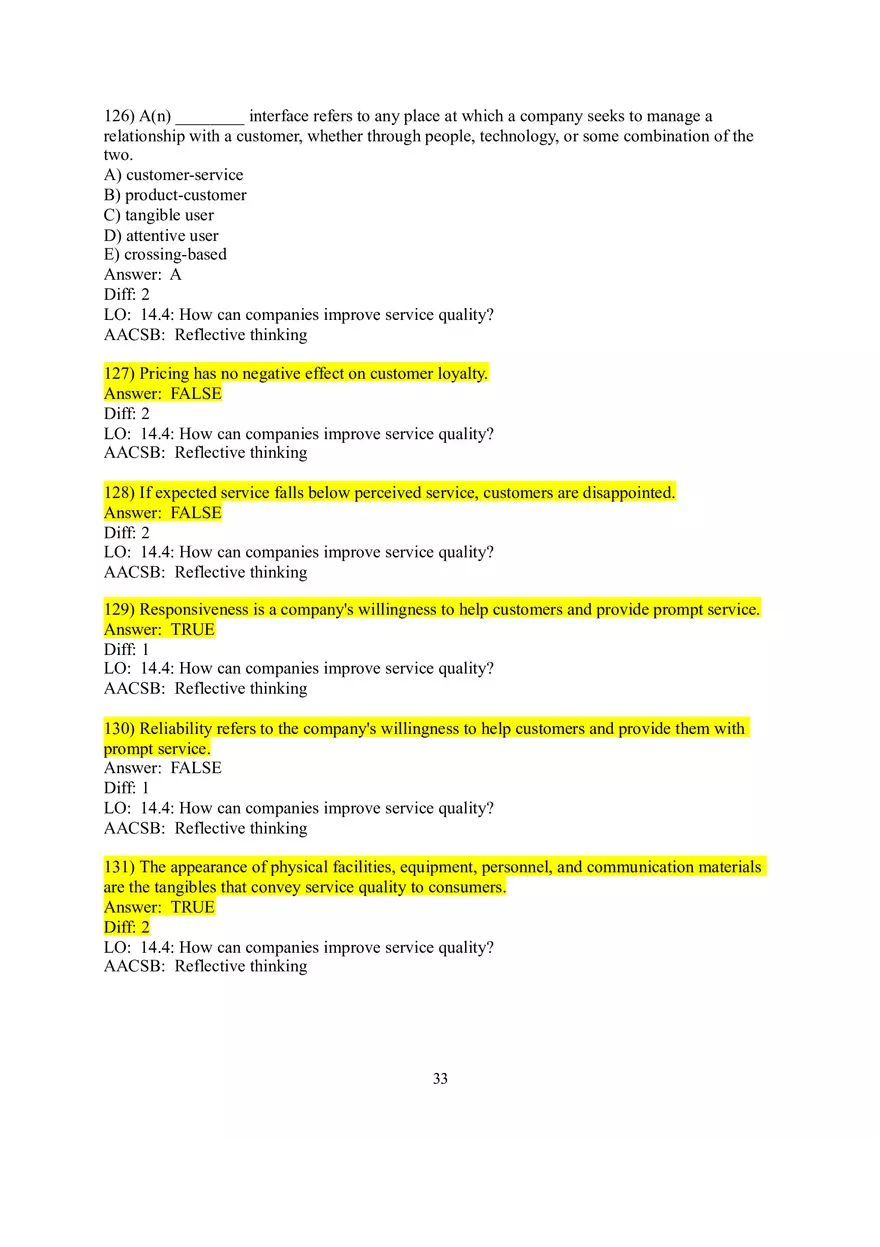 Designing and Managing Services 120-158 Answer Key - Page 4