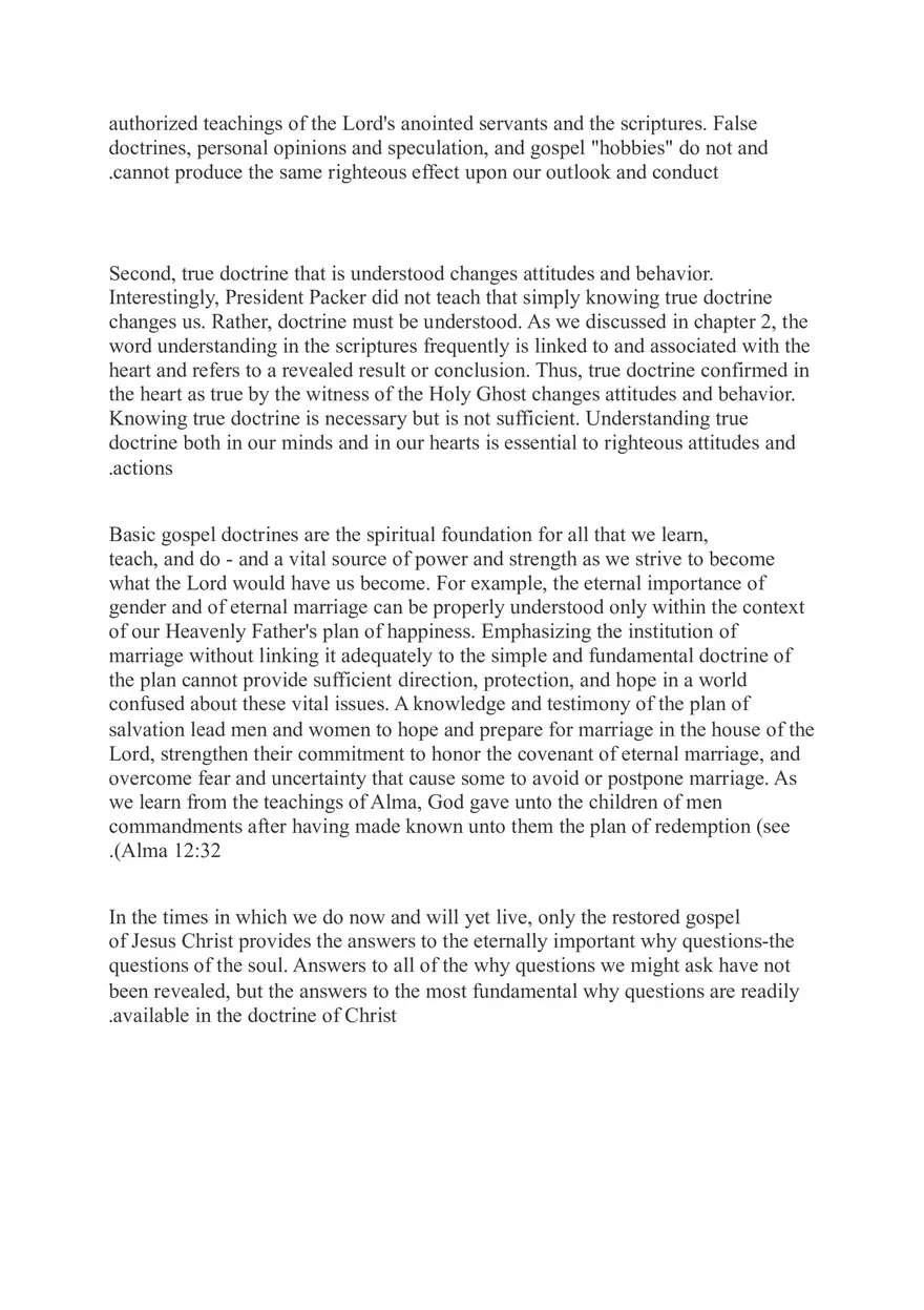 Doctrines, Principles, And Applications A Framework For Gospel Learning David A.Bednar - Page 10
