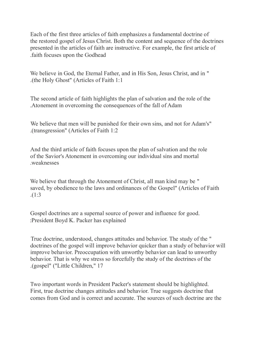 Doctrines, Principles, And Applications A Framework For Gospel Learning David A.Bednar - Page 2