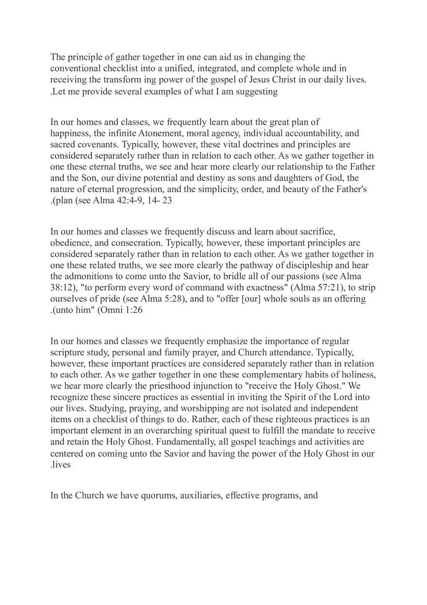 Doctrines, Principles, And Applications A Framework For Gospel Learning David A.Bednar - Page 3